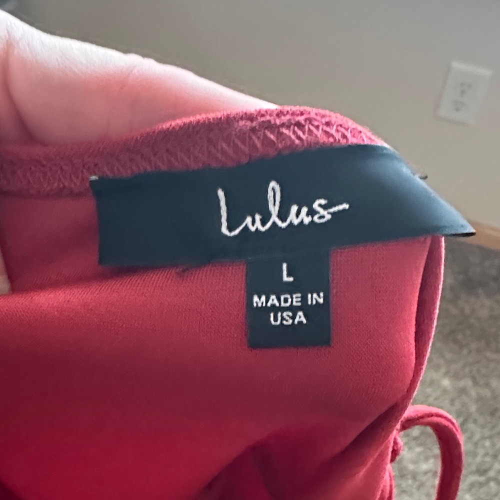 Lulu's Red Spaghetti-Strap Mini Dress - Picture 4 of 4